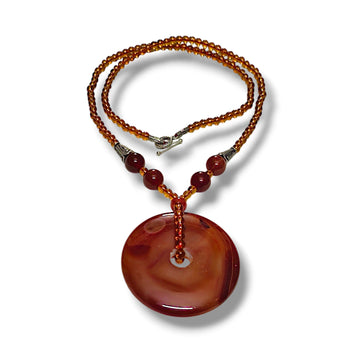 Brown Agate Necklace