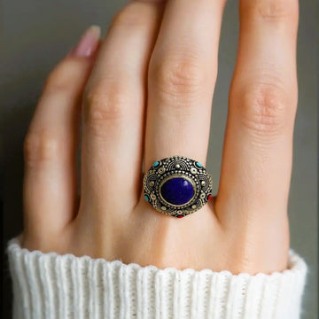 Vintage Style With Blue Lapis