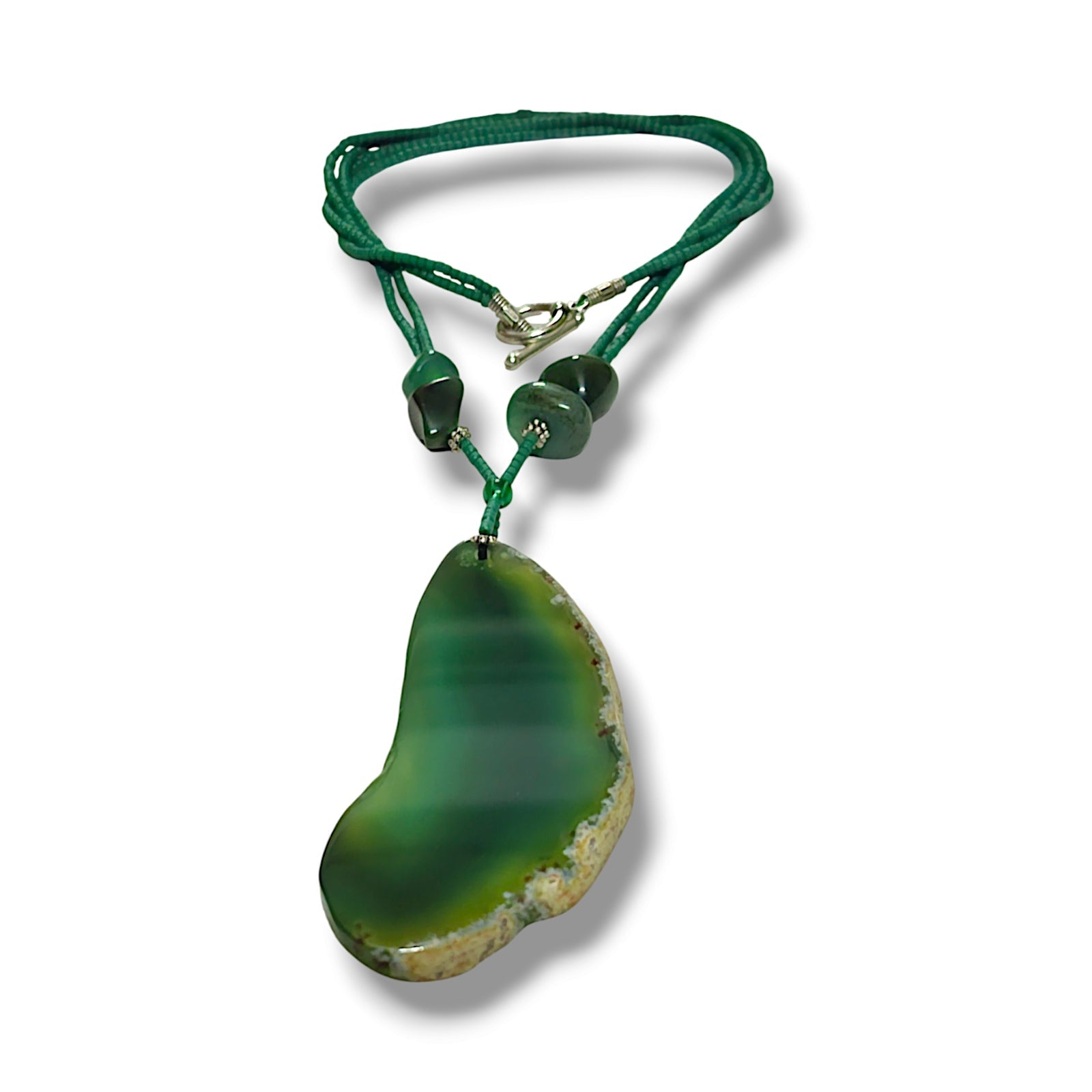 Green Gems Stone Necklace