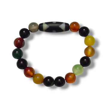 Multicolor Agate Bracelet