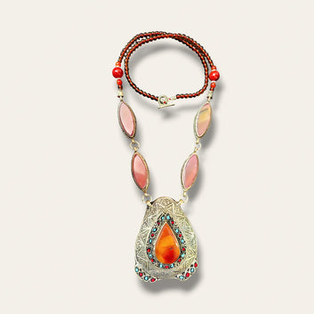 Native Style With Agate Necklace