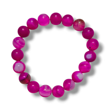 Pink Agate Bracelet