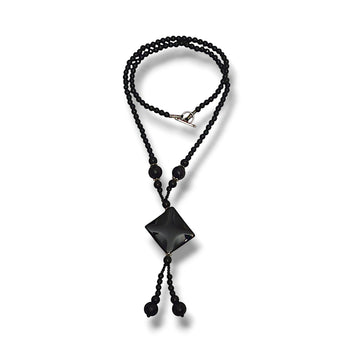 Square Imitation Necklace