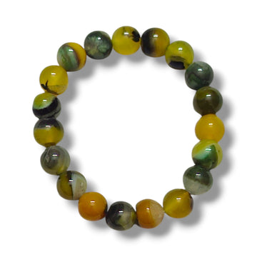 Tricolor Agate Bracelet