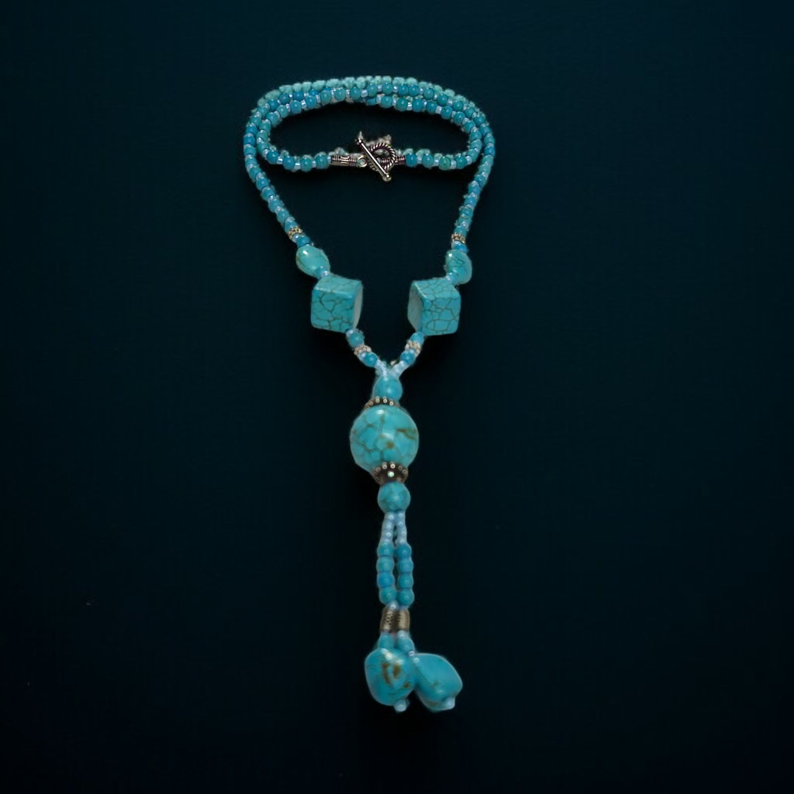 Turquois Blue Color Imitation